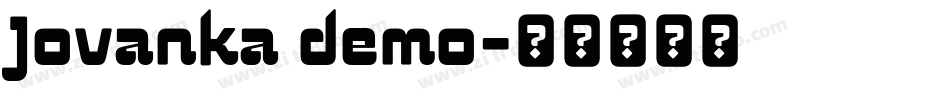 Jovanka demo字体转换